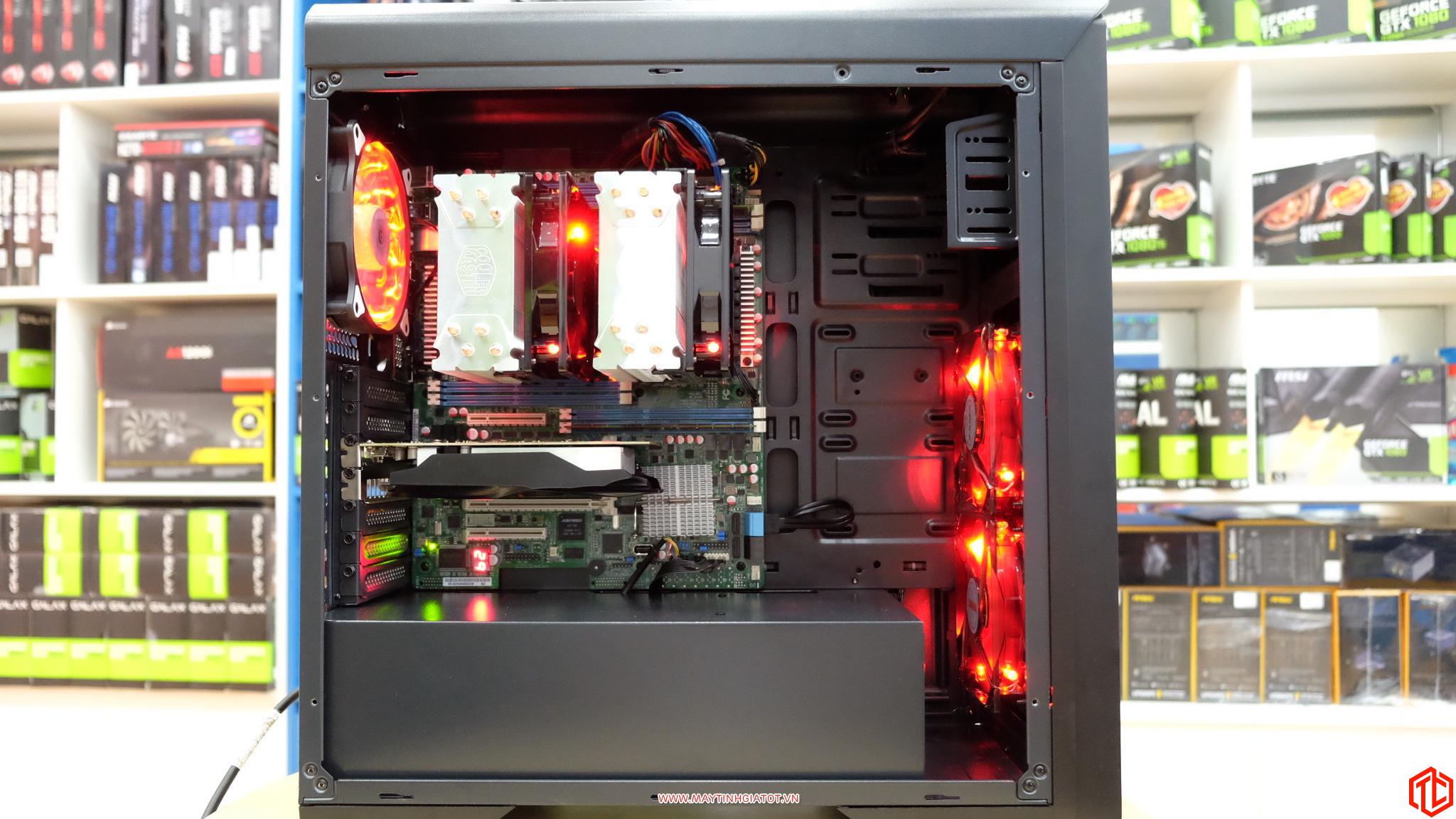 Cấu hình Workstation Dual Xeon E5 2670V2(40 Threads)