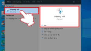 Chụp ảnh màn hình trên Windows 10 bằng Snipping Tool