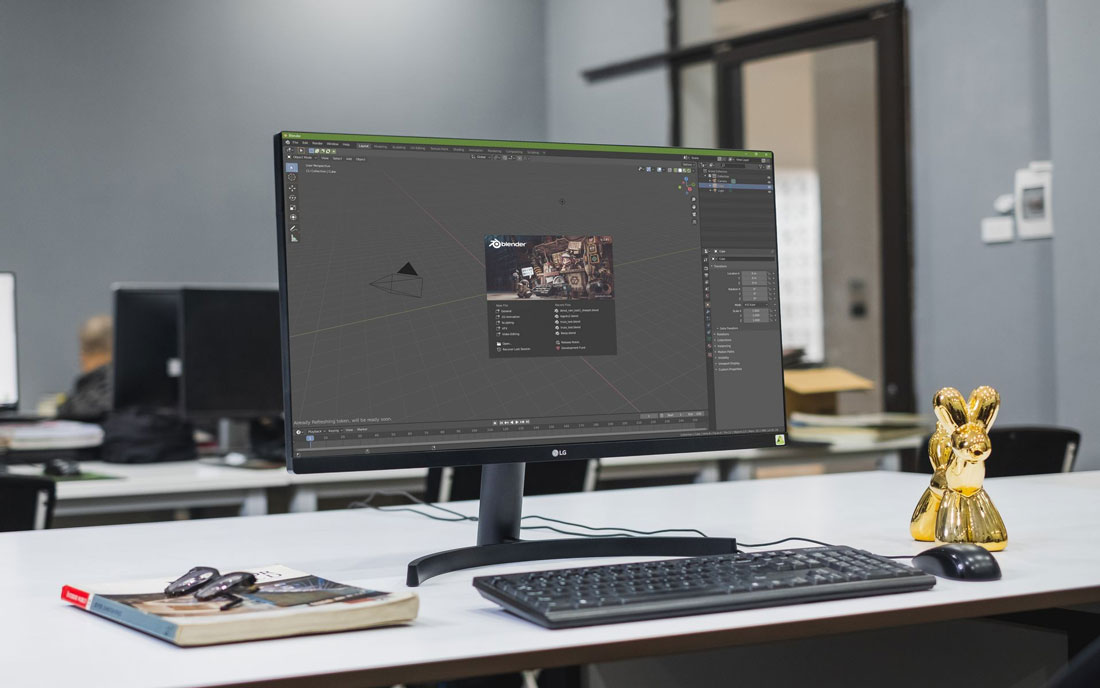 Màn Hình của PC thiết kế đồ họa