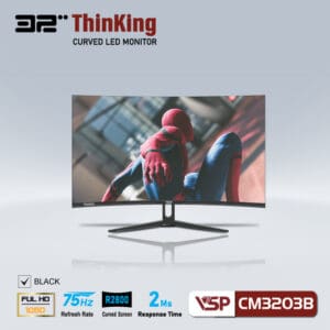 Màn hình VSP ThinKing 32 inch VL32 (CM3203B) FHD 75Hz LED 5Ms Gaming Monitor Cong (Đen)